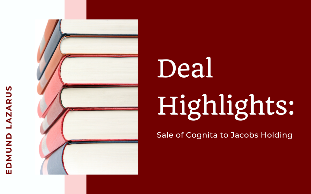 Sale of Cognita to Jacobs Holding