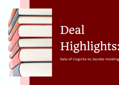 Sale of Cognita to Jacobs Holding
