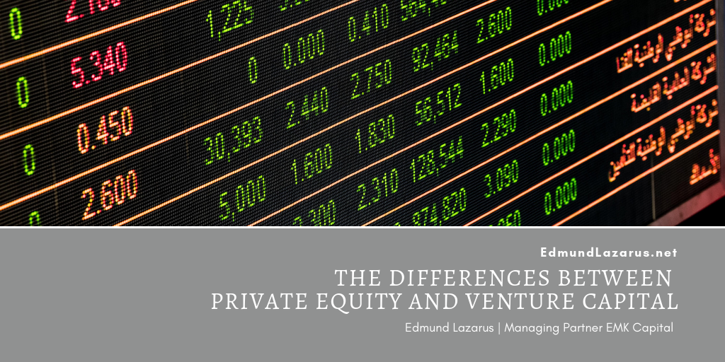 Edmund Lazarus The Differences Between Private Equity And Venture Capital